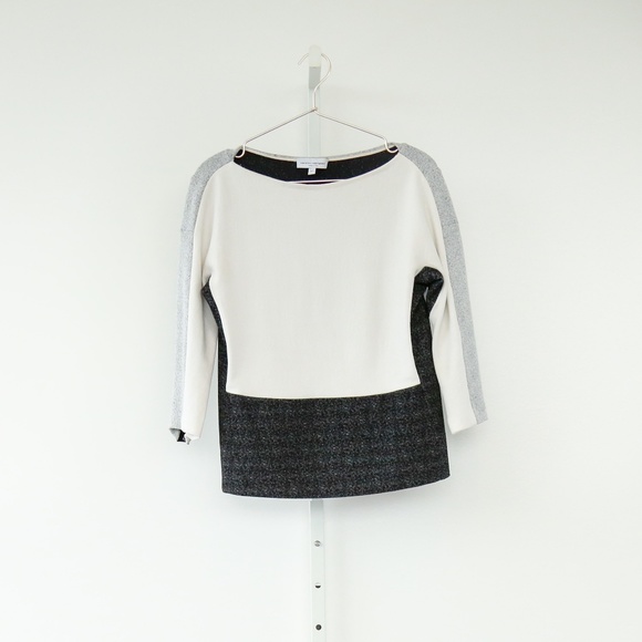 Narcisco Rodriguez Tops - Narcisco Rodriguez Contrast Knit Top